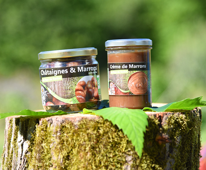 Provisions du Terroir - châtaignes et crème de marrons